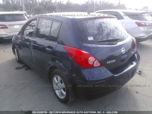 3N1BC1CP3CK256504 - 2012 NISSAN VERSA S/SL BLUE photo 3