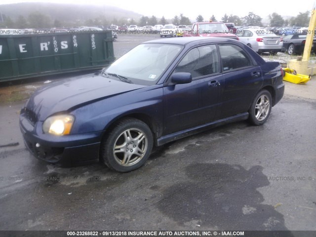 JF1GD66555H518399 - 2005 SUBARU IMPREZA RS PRO/VTD BLUE photo 2