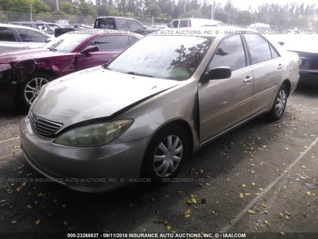 4T1BE32K85U586839 - 2005 TOYOTA CAMRY LE/XLE/SE Bej foto 2