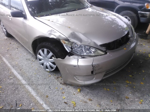 4T1BE32K85U586839 - 2005 TOYOTA CAMRY LE/XLE/SE Bej foto 6