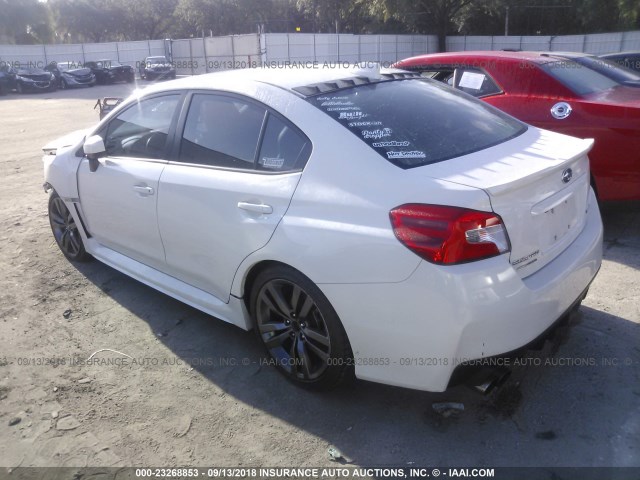 JF1VA1J68H9831934 - 2017 SUBARU WRX LIMITED WHITE photo 3