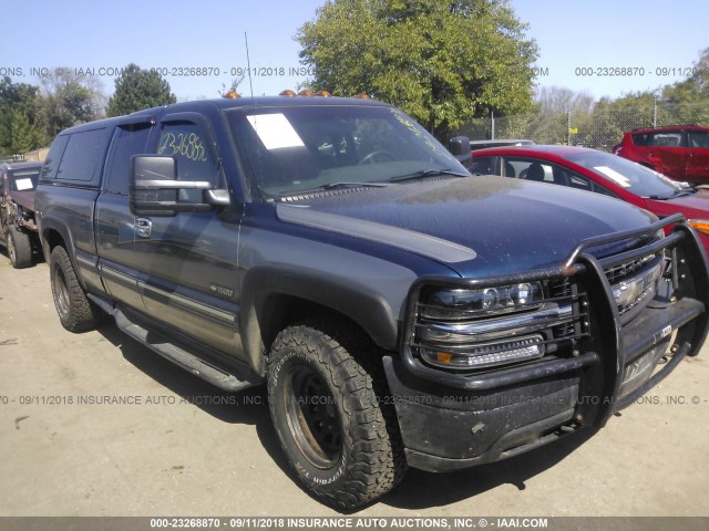 1GCEK19T9YZ283315 - 2000 CHEVROLET SILVERADO K1500 Dark Blue photo 1