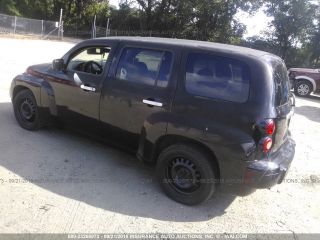 3GNDA13D97S638096 - 2007 CHEVROLET HHR LS Negro foto 3