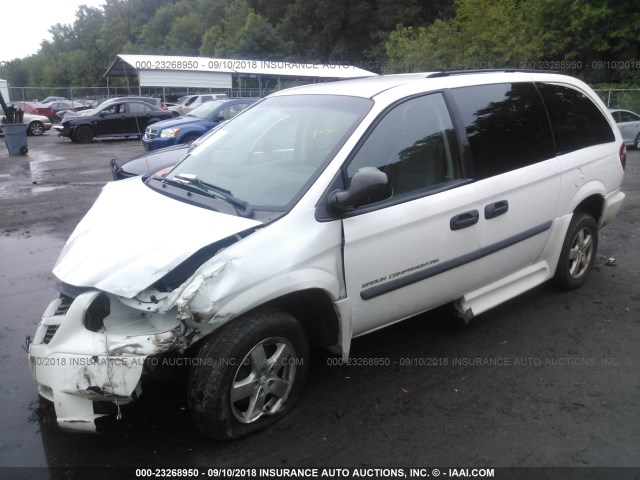 1D4GP24R87B211740 - 2007 DODGE GRAND CARAVAN SE WHITE photo 2