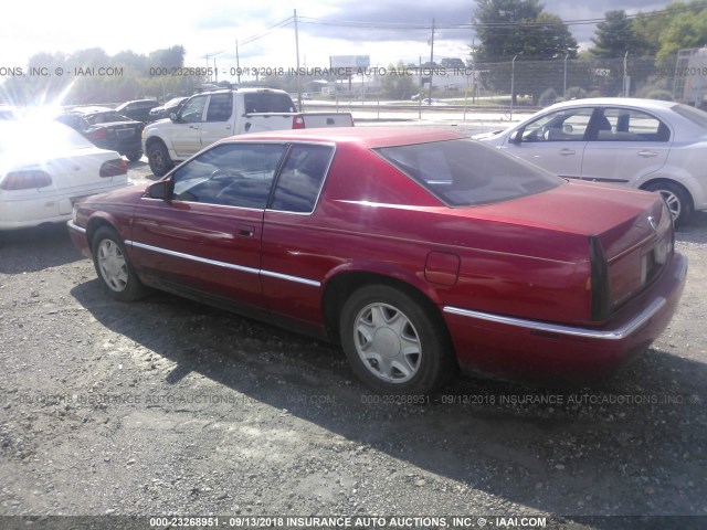 1G6ET1295TU620440 - 1996 CADILLAC ELDORADO TOURING RED photo 3