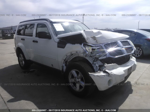 1D8GT58K58W150849 - 2008 DODGE NITRO SLT WHITE photo 1