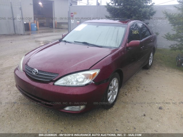 4T1BE32K14U266616 - 2004 TOYOTA CAMRY LE/XLE/SE Bordo foto 2