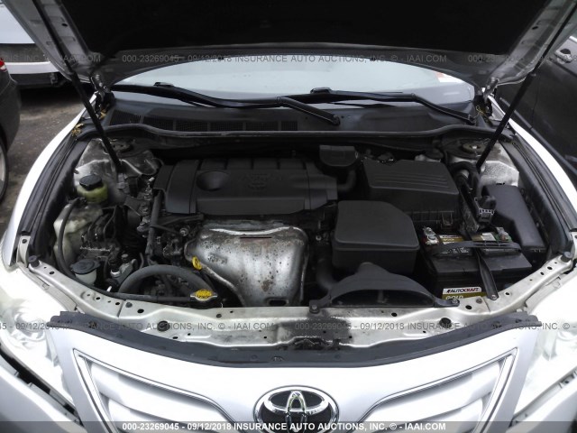 4T4BF3EK2BR204069 - 2011 TOYOTA CAMRY SE/LE/XLE 银色 照片 10