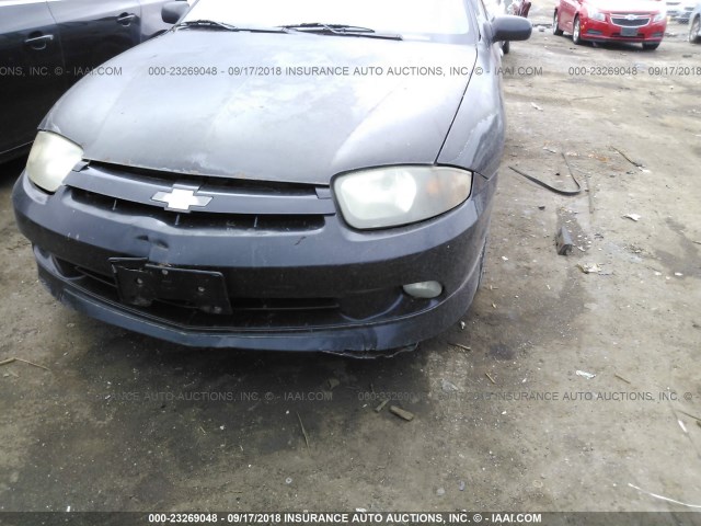 1G1JH52FX37300094 - 2003 CHEVROLET CAVALIER LS SPORT BLACK photo 6