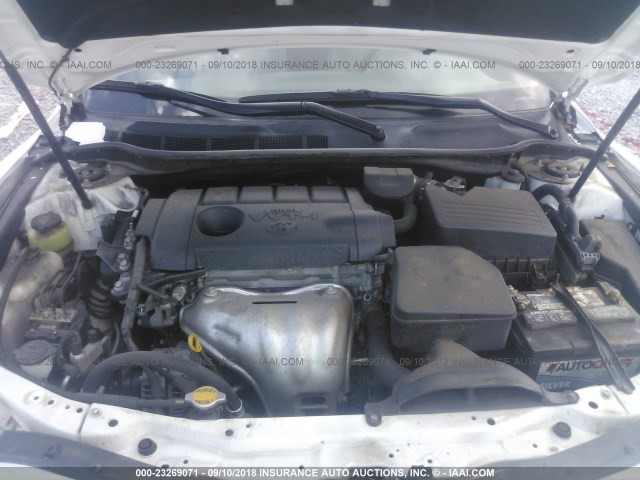 4T1BF3EK3BU584467 - 2011 TOYOTA CAMRY SE/LE/XLE WHITE photo 10