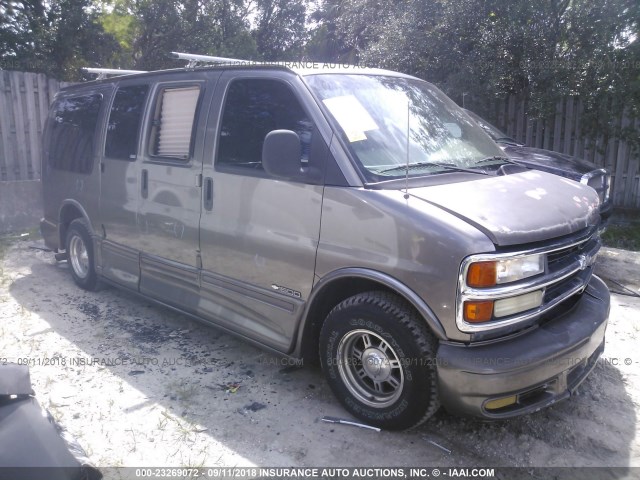 1GBFG15R8Y1226218 - 2000 CHEVROLET EXPRESS G1500  GOLD photo 1