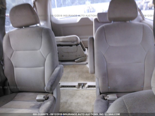 5FNRL38416B451987 - 2006 HONDA ODYSSEY EX GRAY photo 8