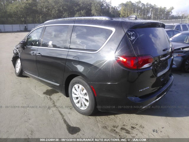 2C4RC1BG3JR112118 - 2018 CHRYSLER PACIFICA TOURING L Սև լուսանկար 3