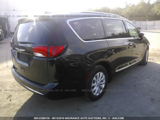 2C4RC1BG3JR112118 - 2018 CHRYSLER PACIFICA TOURING L Սև լուսանկար 4