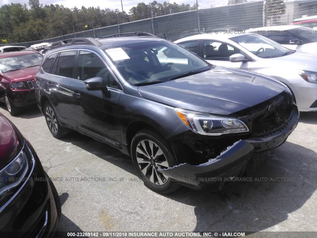 4S4BSAKC0H3403501 - 2017 SUBARU OUTBACK 2.5I LIMITED BLUE photo 1