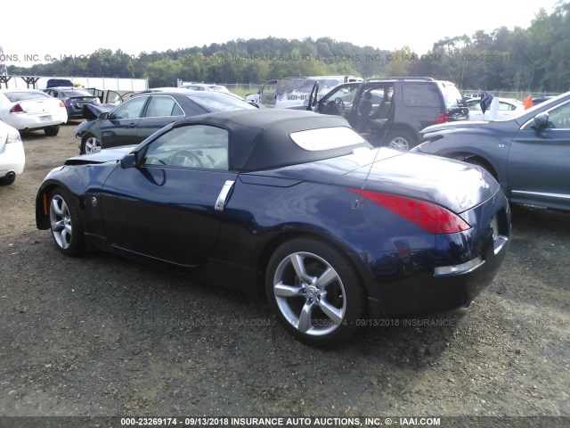 JN1BZ36A17M654012 - 2007 NISSAN 350Z ROADSTER BLUE photo 3