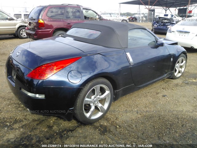 JN1BZ36A17M654012 - 2007 NISSAN 350Z ROADSTER BLUE photo 4