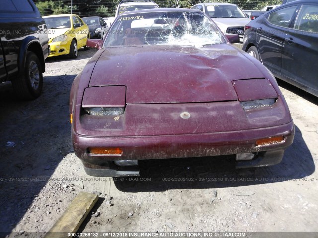 JN1HZ16S3JX203595 - 1988 NISSAN 300ZX 2+2 MAROON photo 6