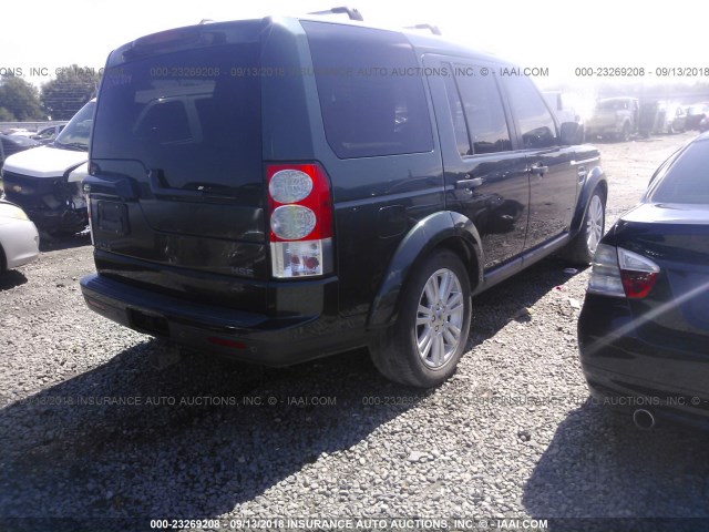 SALAM2D40AA533231 - 2010 LAND ROVER LR4 HSE PLUS GREEN photo 4
