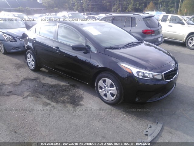 3KPFL4A7XJE248902 - 2018 KIA FORTE LX/S BLACK photo 1