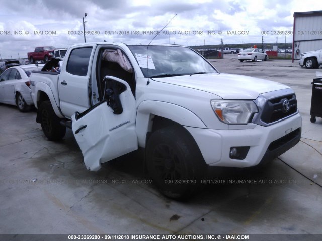 5TFJU4GN2FX074182 - 2015 TOYOTA TACOMA DOUBLE CAB PRERUNNER WHITE photo 1