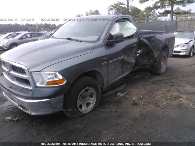 3C6JD6DT9CG164340 - 2012 DODGE RAM 1500 ST GRAY photo 2