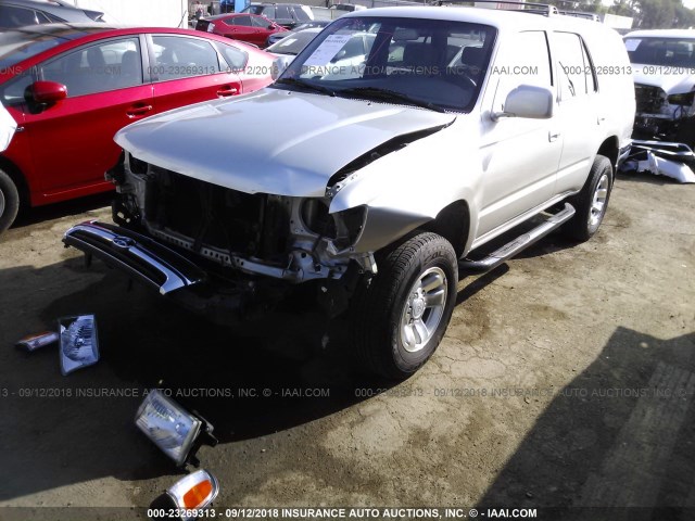 JT3GN86R520252337 - 2002 TOYOTA 4RUNNER SR5 SILVER photo 2