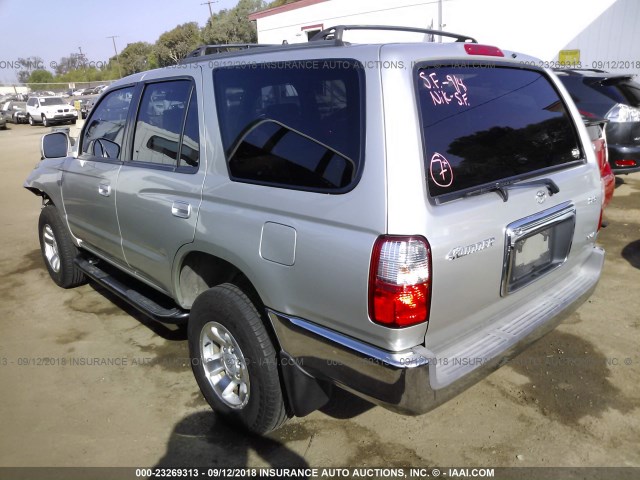 JT3GN86R520252337 - 2002 TOYOTA 4RUNNER SR5 SILVER photo 3