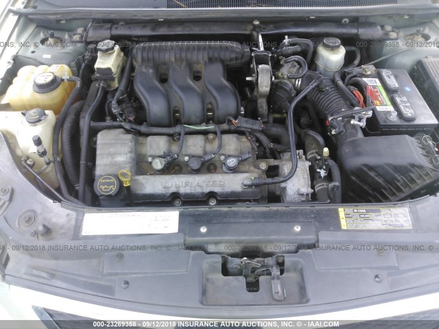 1FAHP24115G130841 - 2005 FORD FIVE HUNDRED SEL BLUE photo 10