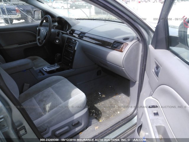 1FAHP24115G130841 - 2005 FORD FIVE HUNDRED SEL BLUE photo 5