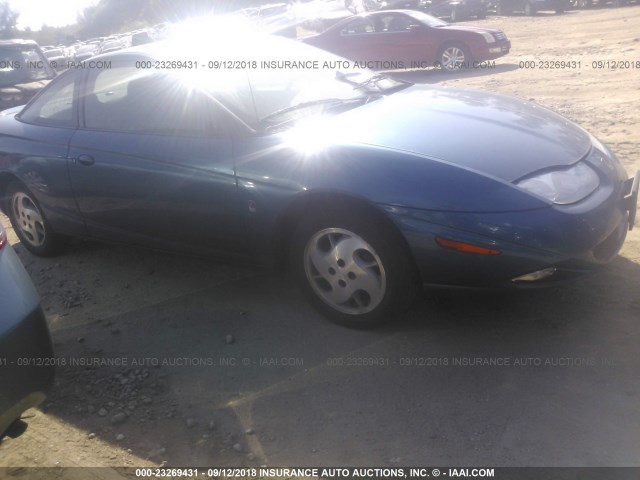 1G8ZR12702Z105384 - 2002 SATURN SC2 BLUE photo 1