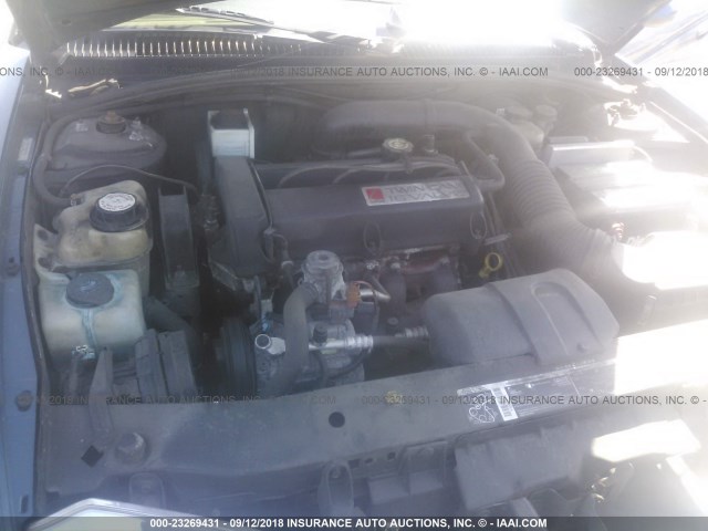 1G8ZR12702Z105384 - 2002 SATURN SC2 BLUE photo 10