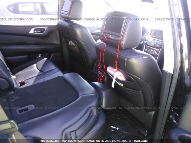5N1AR2MM5DC617753 - 2013 NISSAN PATHFINDER S/SV/SL/PLATINUM BLACK photo 8