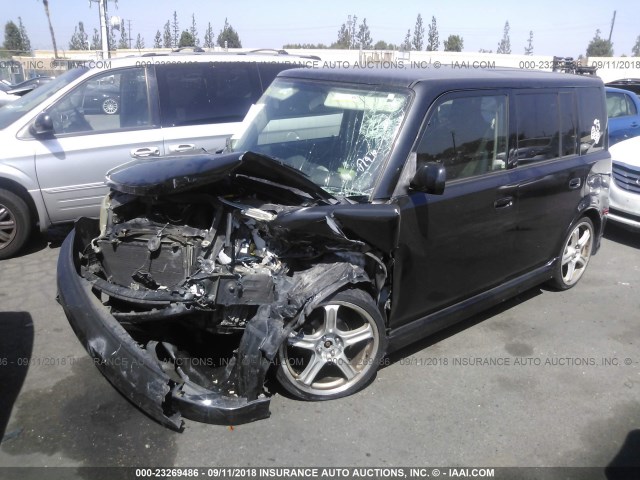 JTLKT324064081427 - 2006 TOYOTA SCION XB Schwarz Foto 2