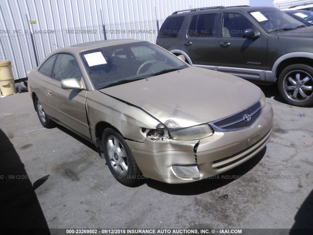 2T1CF22P2YC389839 - 2000 TOYOTA CAMRY SOLARA SE/SLE ოქროსფერი ფოტო 1