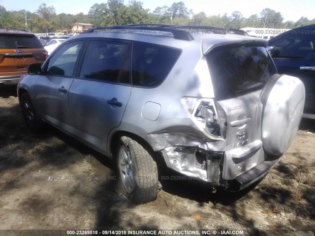 2T3KF4DV9CW126684 - 2012 TOYOTA RAV4 SILVER photo 3