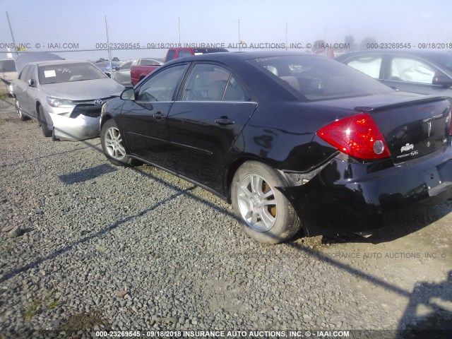 1G2ZG558464181401 - 2006 PONTIAC G6 SE1 BLACK photo 3