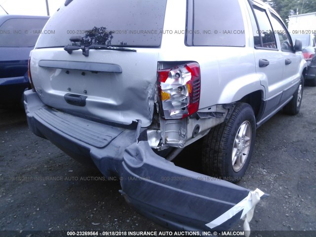 1J4GW48S84C361274 - 2004 JEEP GRAND CHEROKEE LAREDO/COLUMBIA/FREEDOM 银色 照片 6