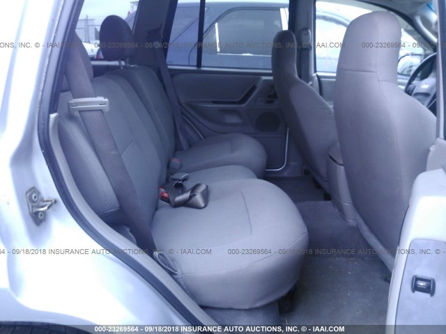 1J4GW48S84C361274 - 2004 JEEP GRAND CHEROKEE LAREDO/COLUMBIA/FREEDOM 银色 照片 8