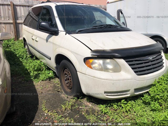 1C4GP45R95B102112 - 2005 CHRYSLER TOWN & COUNTRY  WHITE photo 1