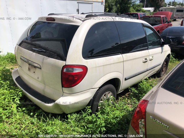 1C4GP45R95B102112 - 2005 CHRYSLER TOWN & COUNTRY  WHITE photo 4