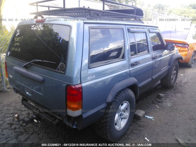 1J4FF68S6XL671449 - 1999 JEEP CHEROKEE SPORT/CLASSIC ლურჯი ფოტო 4