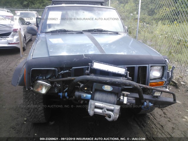 1J4FF68S6XL671449 - 1999 JEEP CHEROKEE SPORT/CLASSIC ლურჯი ფოტო 6