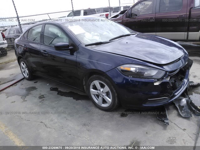 1C3CDFBB8FD237148 - 2015 DODGE DART SXT BLUE photo 1