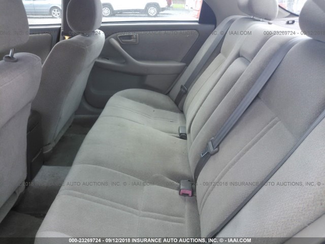 4T1BG22K01U074328 - 2001 TOYOTA CAMRY CE/LE/XLE 金色 照片 8