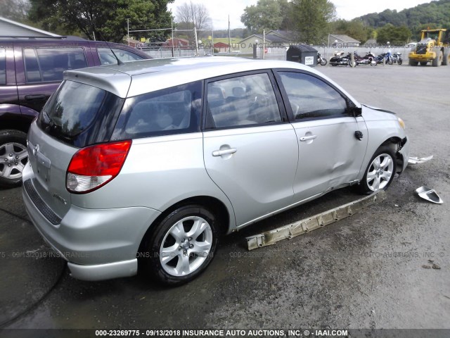 2T1KR32E33C139915 - 2003 TOYOTA COROLLA MATRIX XR SILVER photo 4