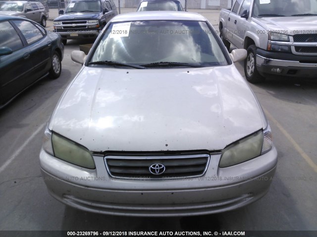 4T1BF22K41U131360 - 2001 TOYOTA CAMRY LE/XLE BEIGE photo 6
