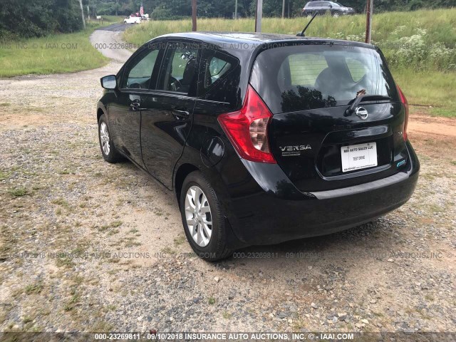 3N1CE2CP4FL447013 - 2015 NISSAN VERSA NOTE BLACK photo 3