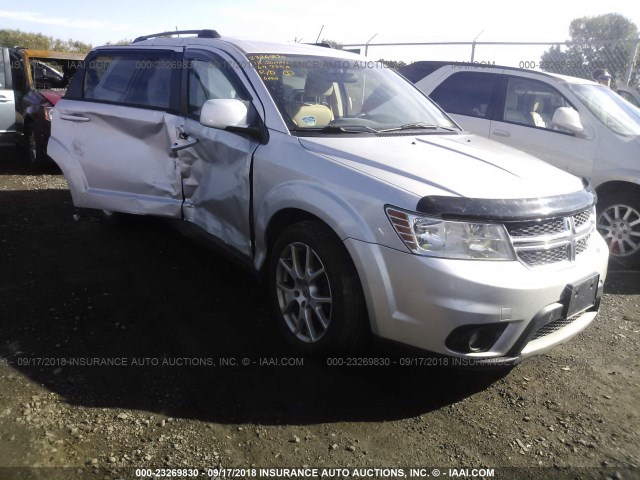 3C4PDDBG7CT144995 - 2012 DODGE JOURNEY SXT SILVER photo 1