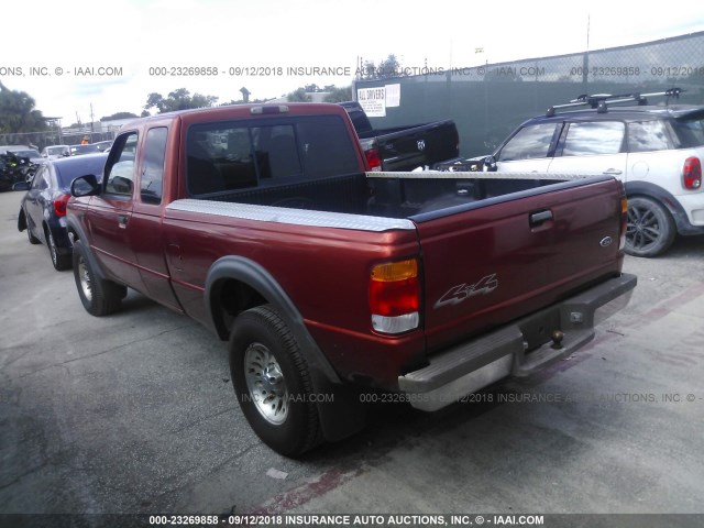 1FTZR15X3XTA92786 - 1999 FORD RANGER SUPER CAB ORANGE photo 3